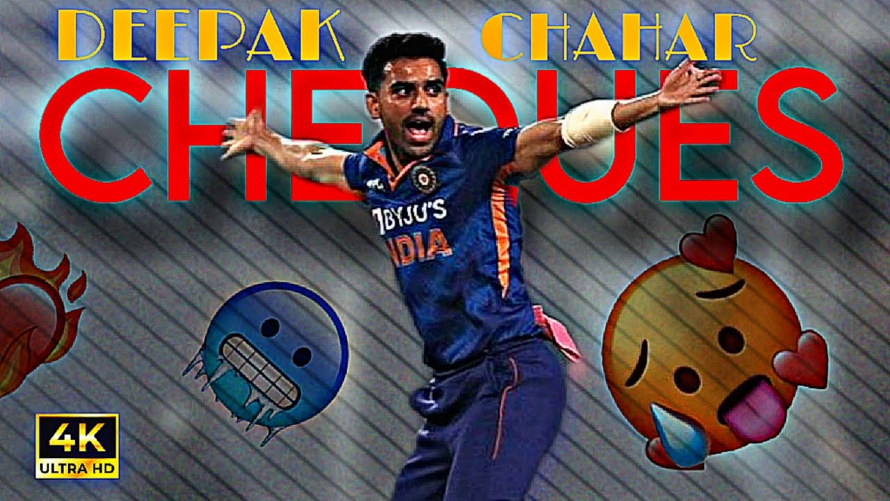 Cheques ⚡(( Slowed & Reverb)) X Deepak Chahar 😈|| 4K EDIT VIDEO ✨||_anishedits || BEAT SYNC 🔥