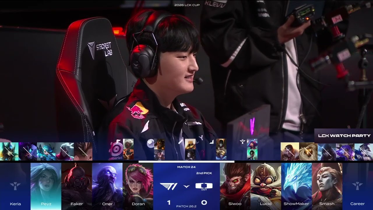 T1 vs. DK | Игра 2 | First Stand ОБЗОР LCK 2026 Чемпионат Кореи | Lolesports League of Legends