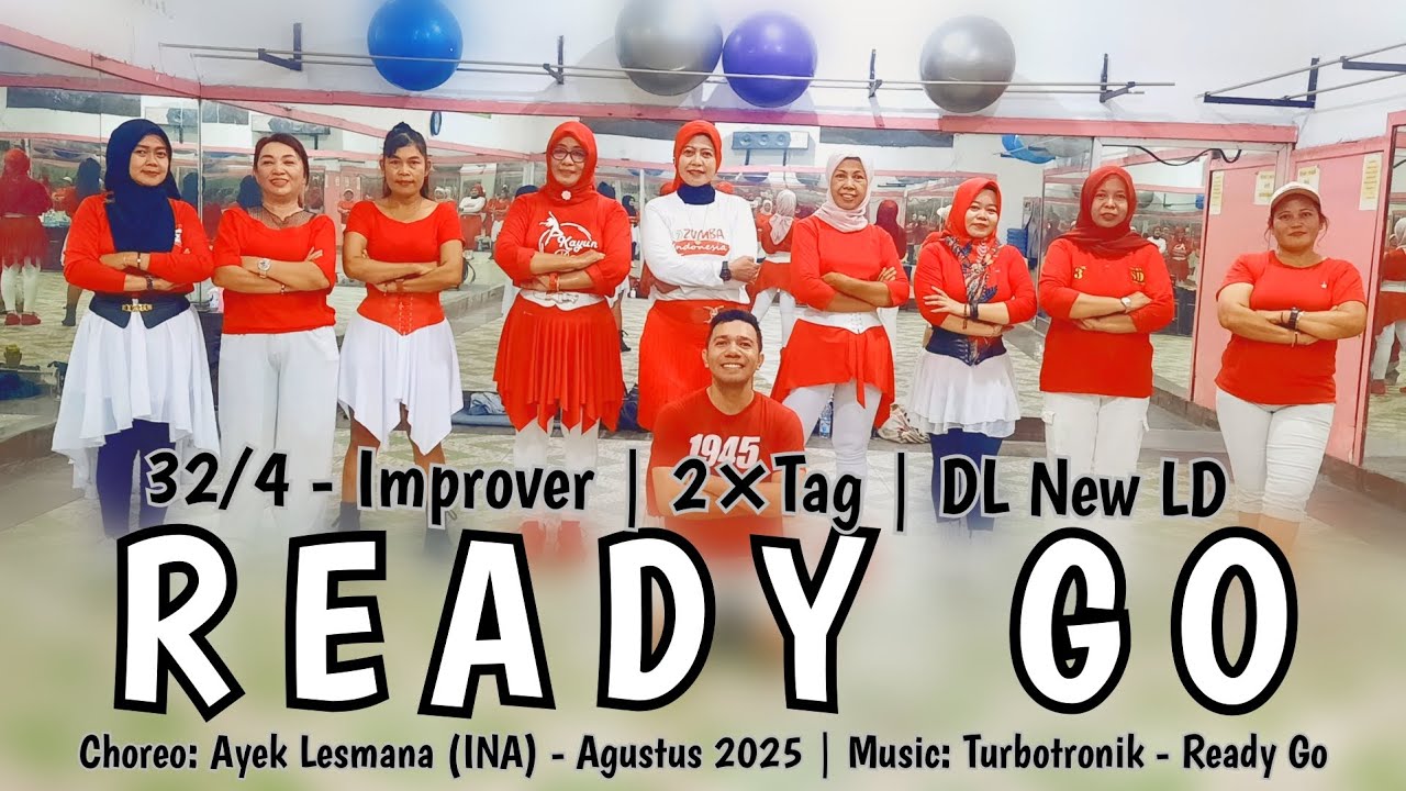Ready Go Line Dance | Improver | @ayeklesmana8032 (INA) - Agustus 2025