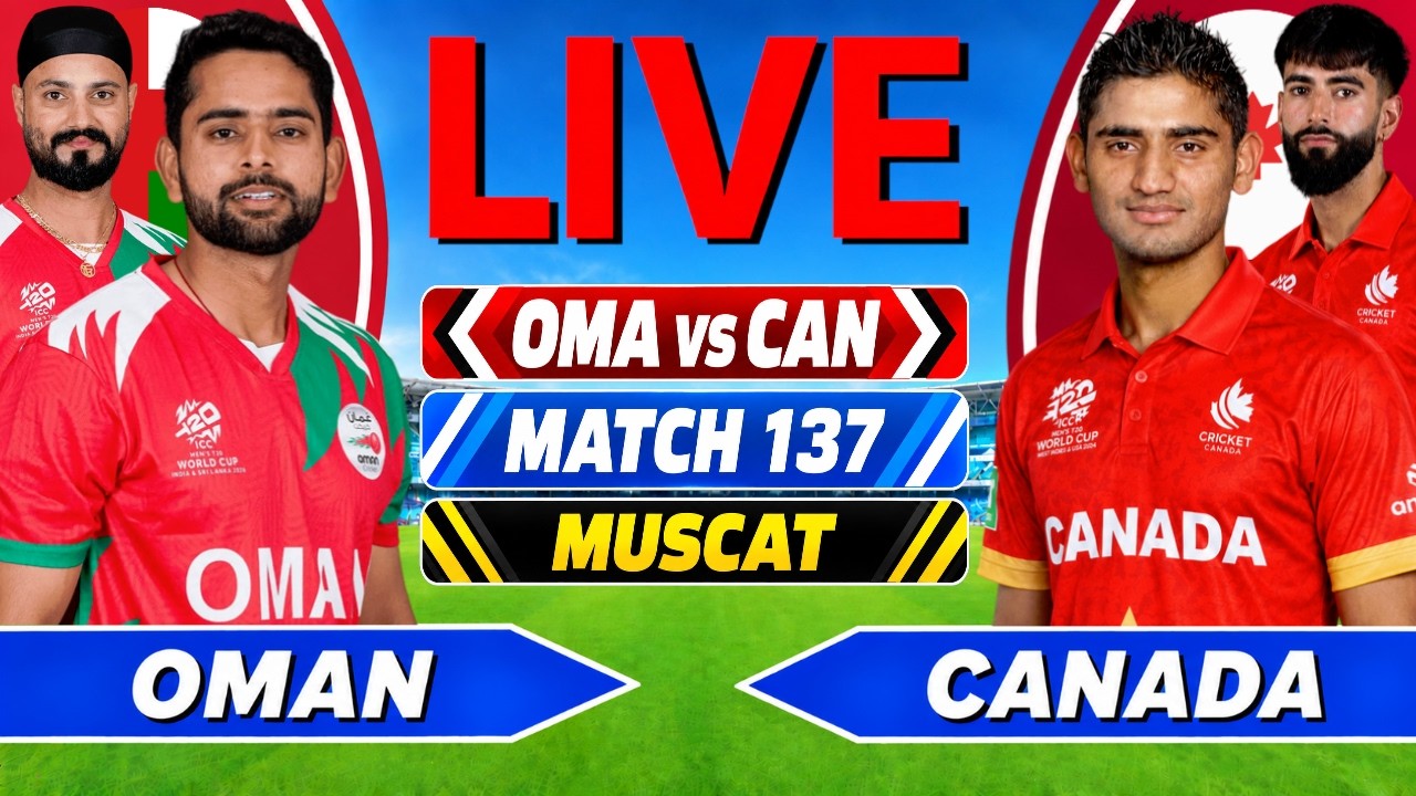 Oman vs Canada | Live Score & Updates | OMA vs CAN | ICC Cricket World Cup League 2