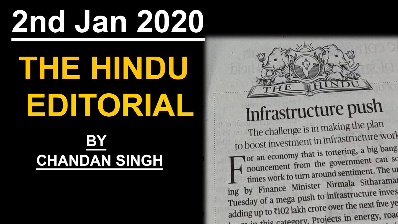 2 JAN 2020 THE HINDU EDITORIAL