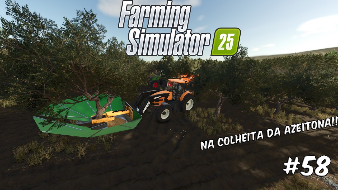 A PRIMEIRA COLHEITA DA AZEITONA!! | DARK FOREST 58 | Farming Simulator 25