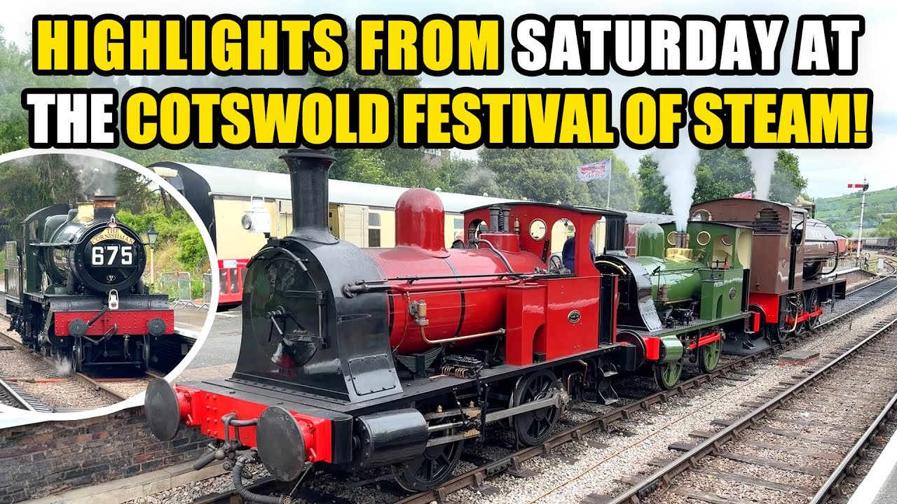 COTSWOLD FESTIVAL OF STEAM DAY 1 | DELAYS but PLENTY TO SEE! | Well tank duo, SECR O1 + LOADS MORE!