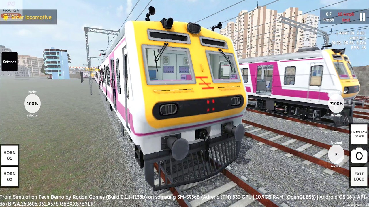 Mumbai Local Train Chasing & Accident in RG Train Tech Demo Android Gameplay | Local Train Game 2026