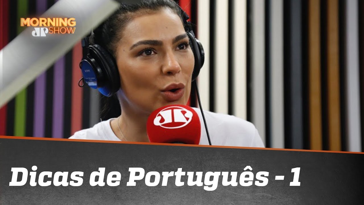Cíntia Chagas critica Enem e dá dicas de português - parte um