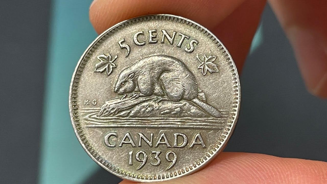 1939 Canada 5 Cent Coin &bull;&nbsp;Values, Information, Mintage, History, and More