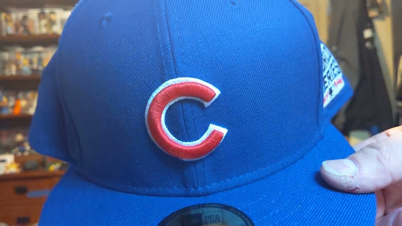 Chicago Cubs 2016 world series hat unboxing 7-13-22