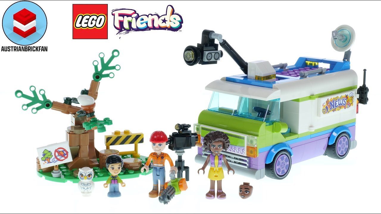 LEGO Friends 41749 Newsroom Van - LEGO Speed Build Review