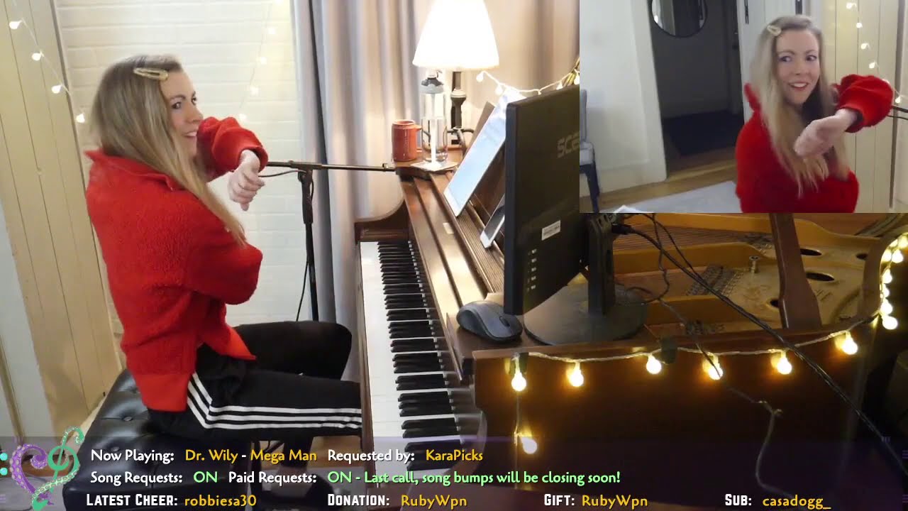 Twitch Highlight: Dr. Wily Stage 1 from Mega Man 2 (Piano Version)