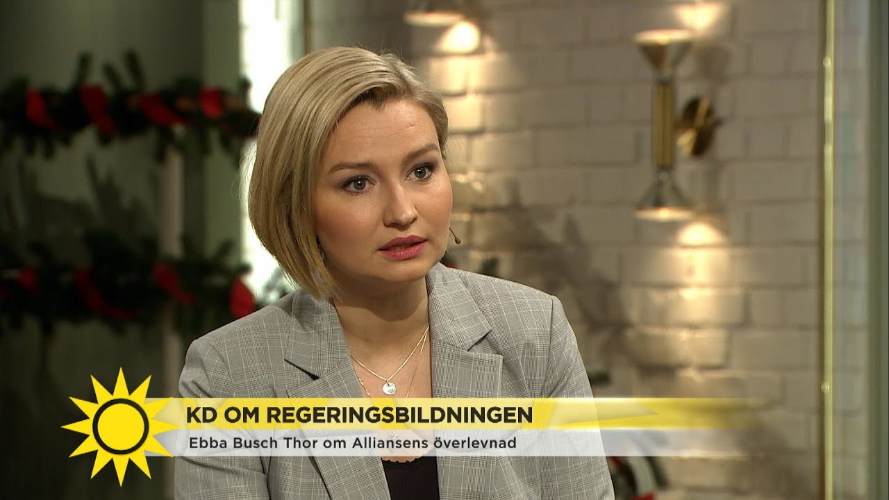 Ebba Busch Thor &ouml;kar i f&ouml;rtroendesiffror: &rdquo;Vi var helt utr&auml;knade&rdquo; - Nyhetsmorgon (TV4)