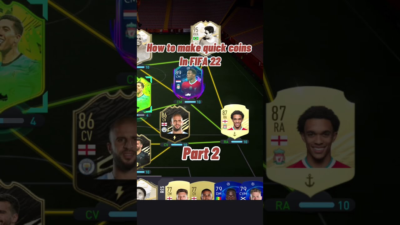 HOW TO MAKE LOTS OF COINS QUICKLY IN FIFA 22