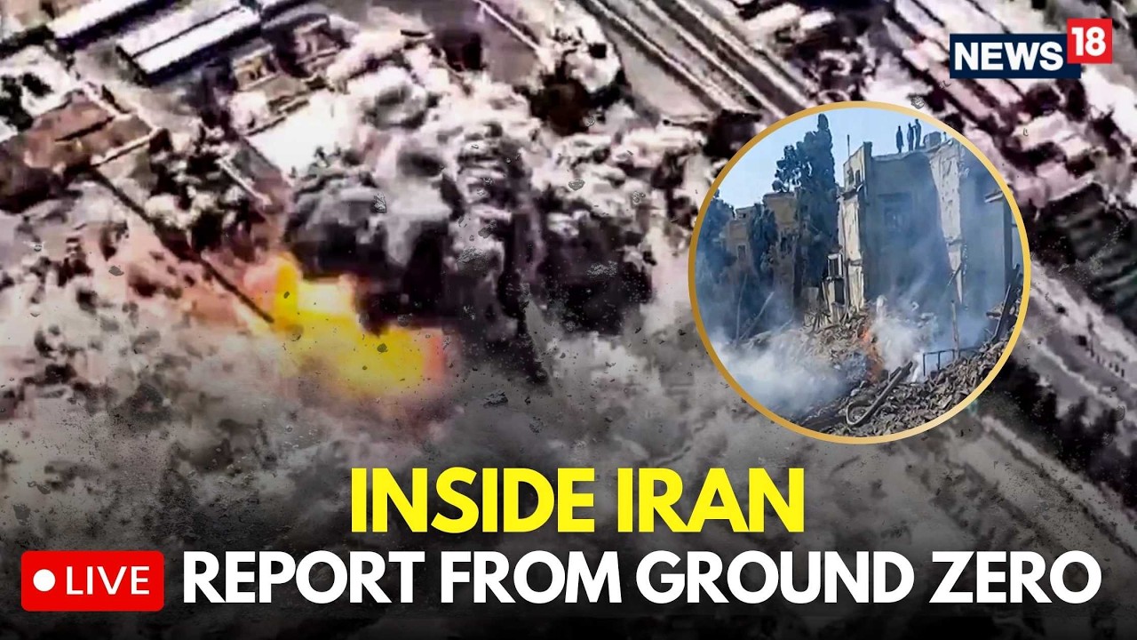 US Israel Attack Iran LIVE| Chilling Visuals Show Massive Destruction After Strikes | Iran War |N18G