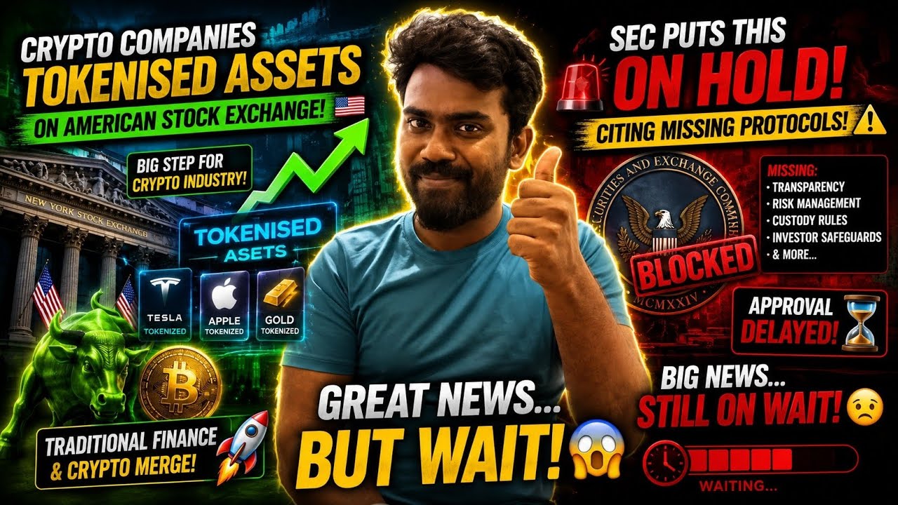 US Stock la Crypto Entry ✅ Aana SEC STOP 😱 Enna Nadakuthu? Latest Crypto News 