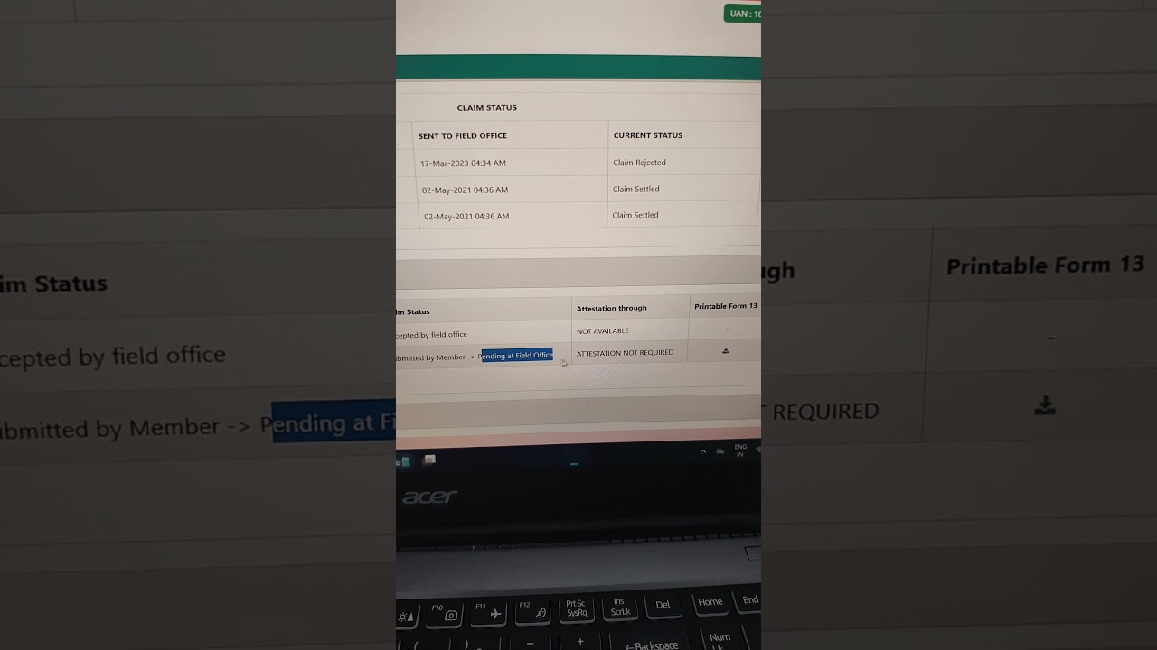 PF transfer Pending Error #epfo #epfoupdate #uan #technaresh
