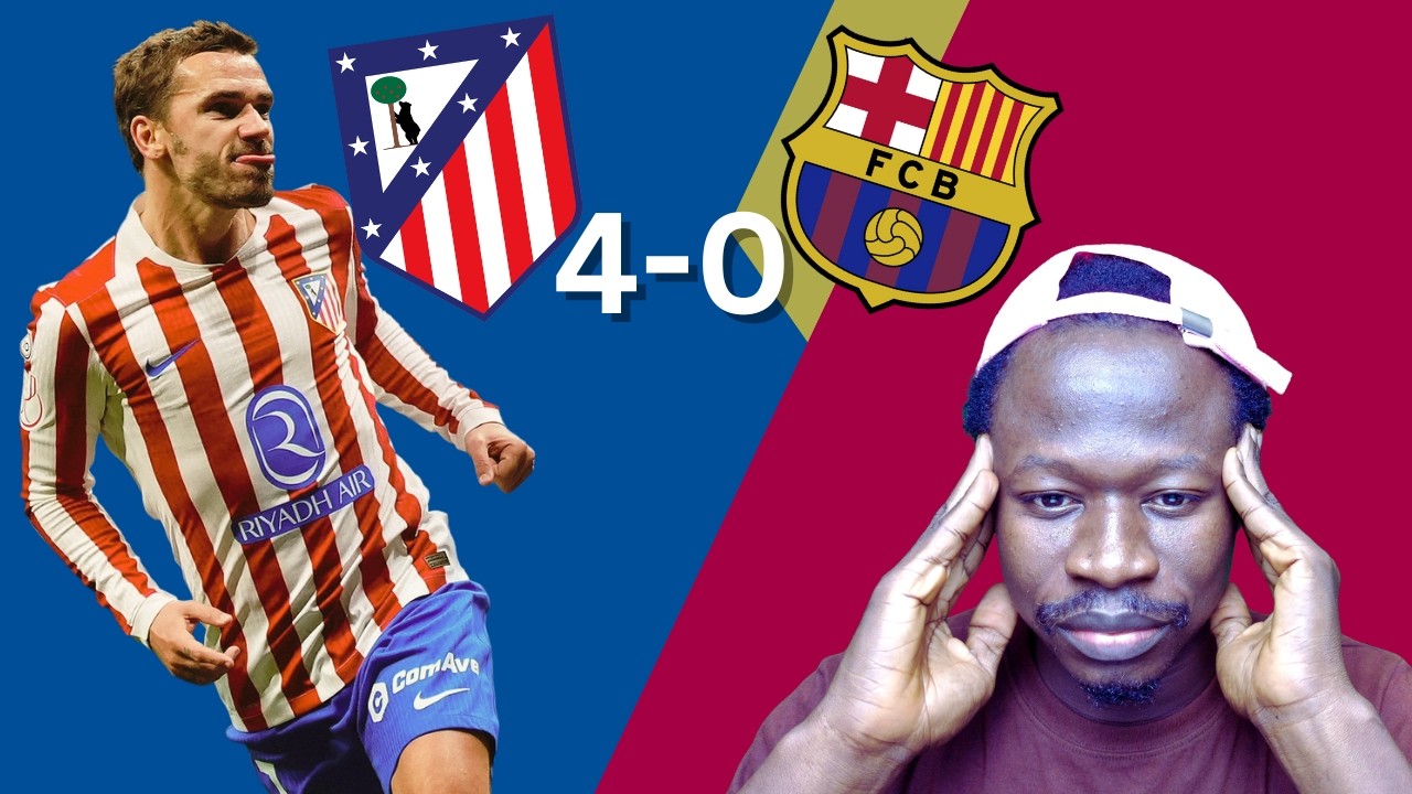 ATLETICO MADRID destroy BARÇA in the COPA del REY // Atletico Madrid vs FC Barcelona (4-0) Reaction