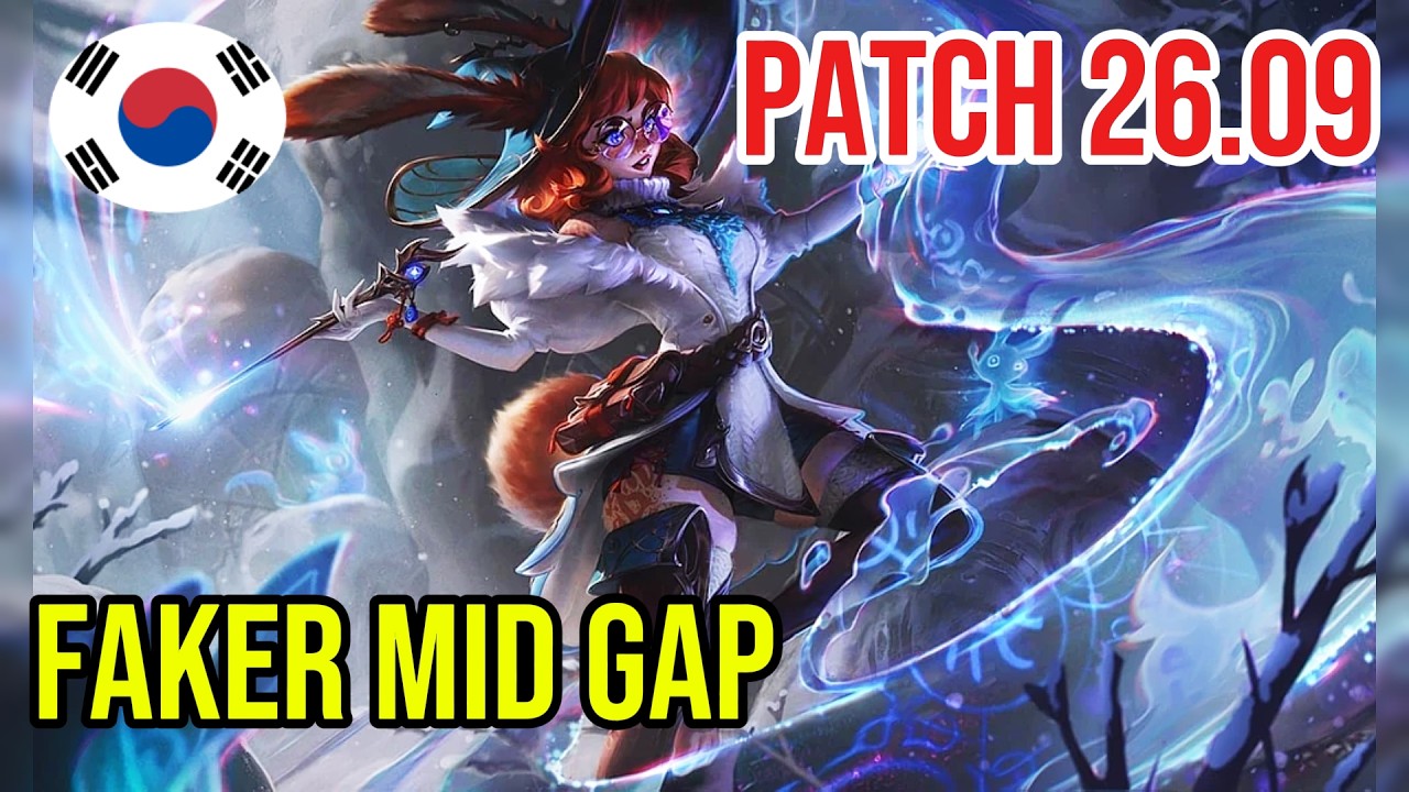 1922 LP Aurora Mid Full Gameplay | Challenger T1 Faker | Patch 26.09