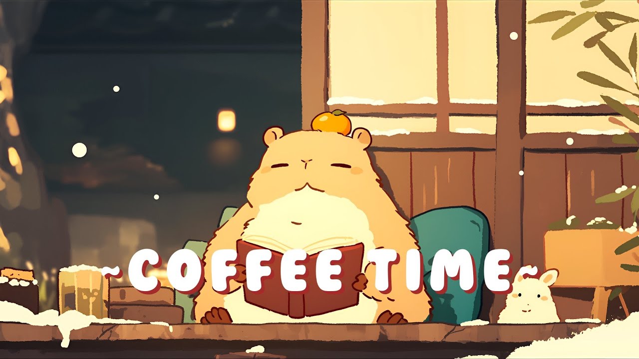 [60 Minutes] Lofi Capybara Radio - Calm Music for Focus & Study ~ Sweet Dreams ~ 🎵 | Focus Helper