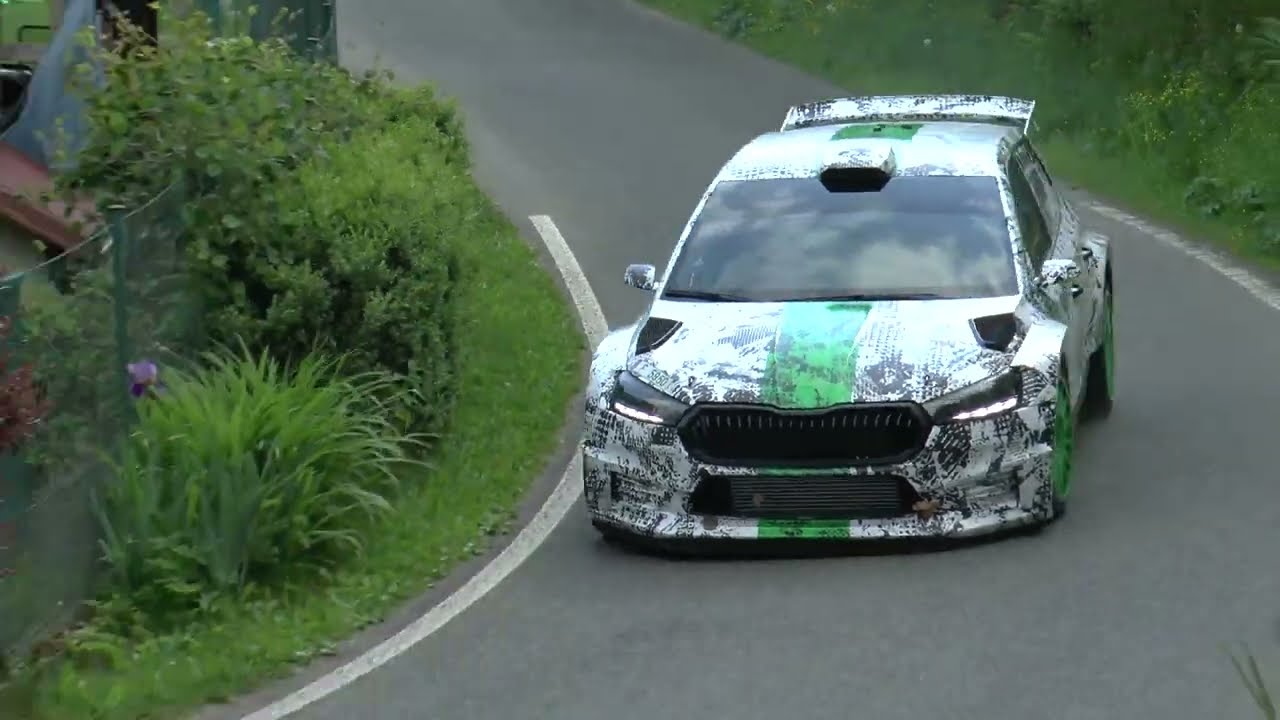 nová Škoda Fabia Rally2 - test Jan Kopecký  30.5.2022