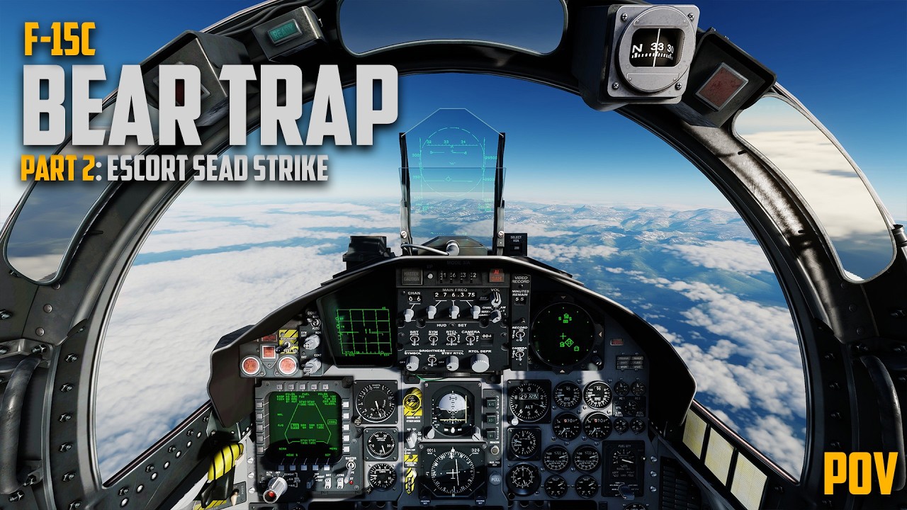 F-15 | Escorting SEAD Strike | DCS World campaign #2