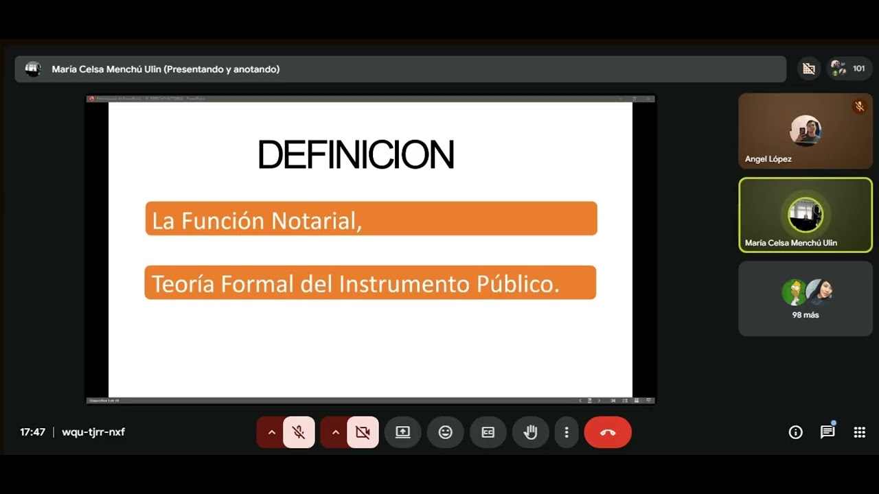 Derecho Notarial I  Clase #5  16 de Febrero de 2026  Licda. María Menchú