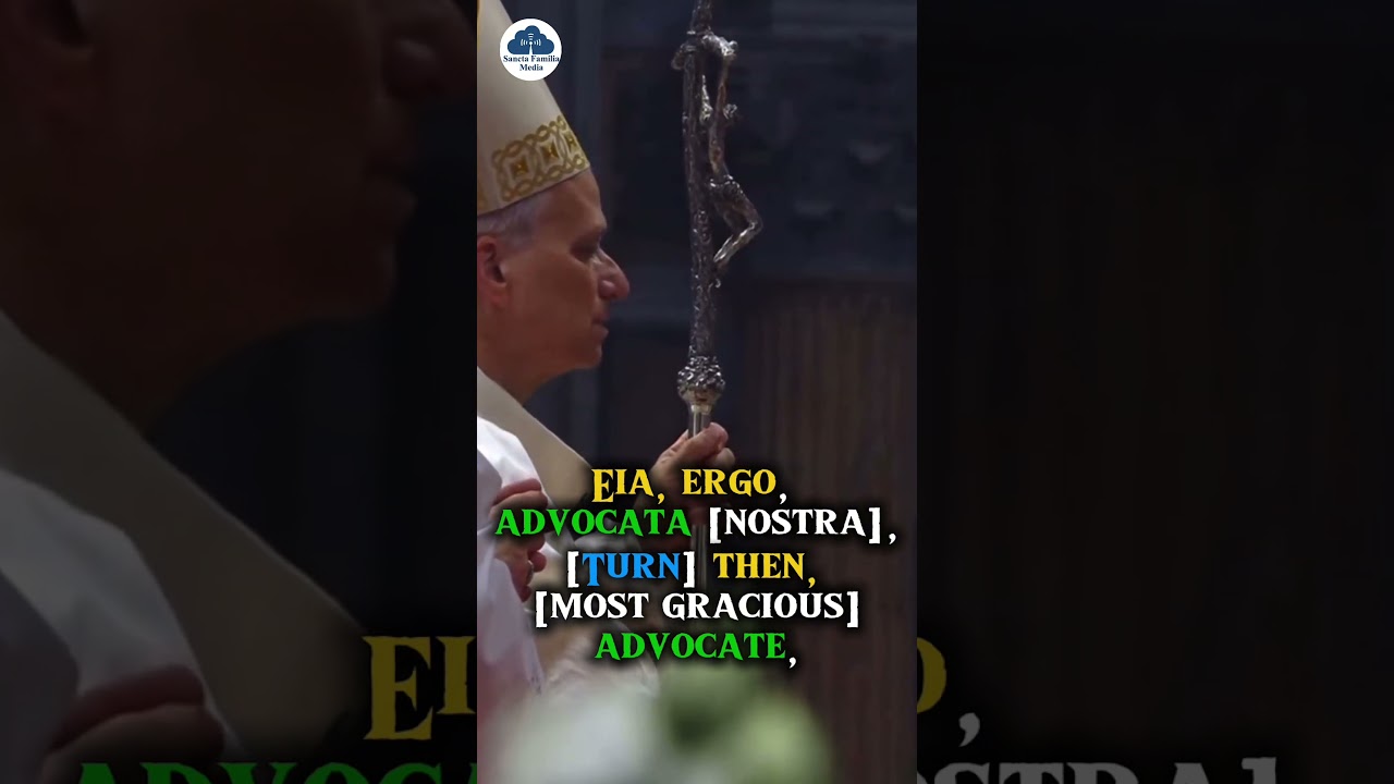 Learn the Salve Regina in Latin to sing with Pope Leo XIV. #ourlady #popeleo #latin #salveregina