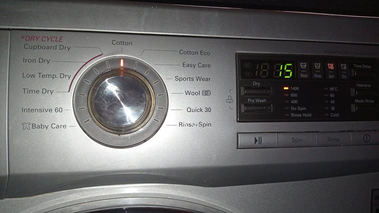 LG F1496AD5 - spin only 1400rpm