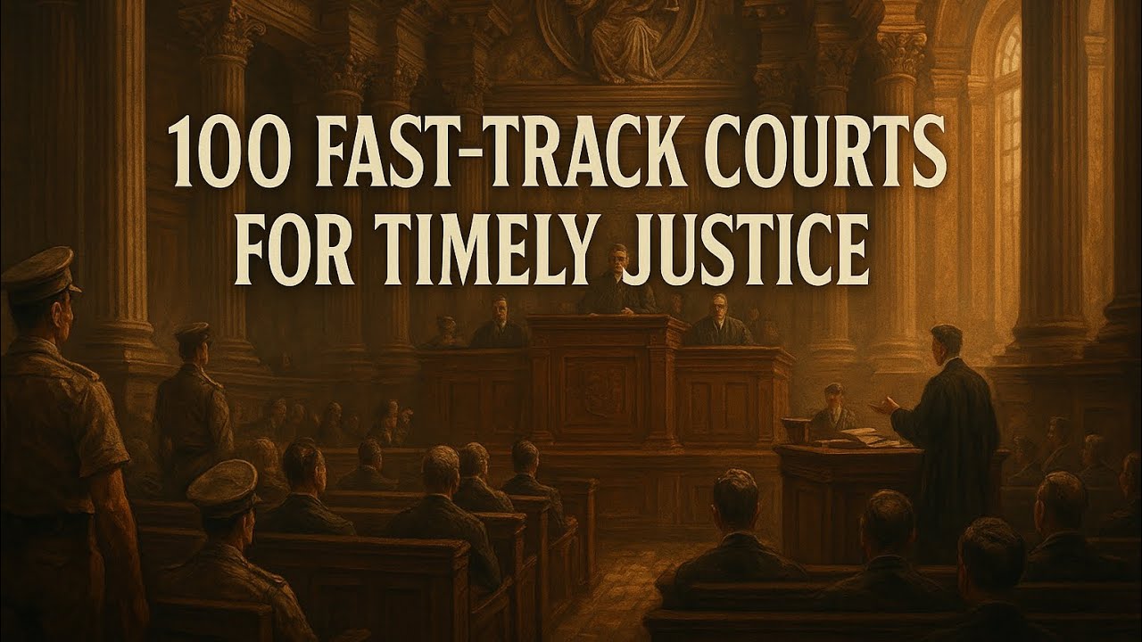 Bihar&rsquo;s Justice Revolution: 100 New Fast-Track Courts to Speed Up Trials! 🚀⚖️@Mightypodcast