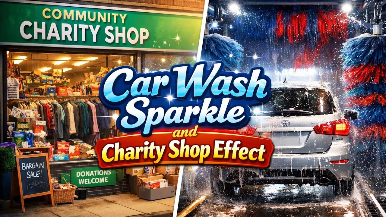 Car Wash Sparkle & Charity Shop Effect