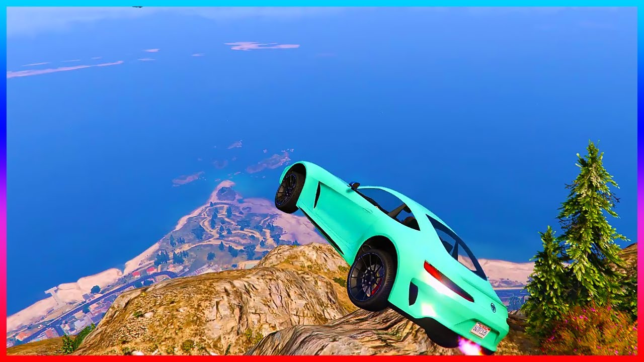 GTA 5 Mount Chiliad Crash Testing With INSANE Damage!
