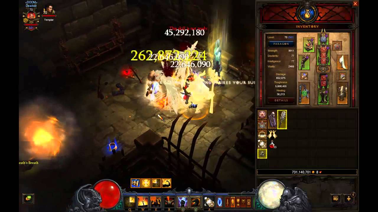 Diablo 3 Reaper of Souls - Fire Starter Crusader (Torment VI)