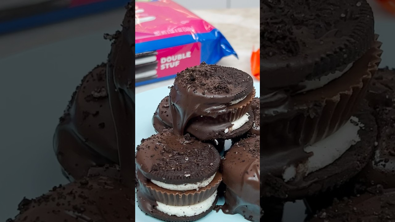 Чашечки Oreo с двойной начинкой и арахисовым маслом #точнонегурман