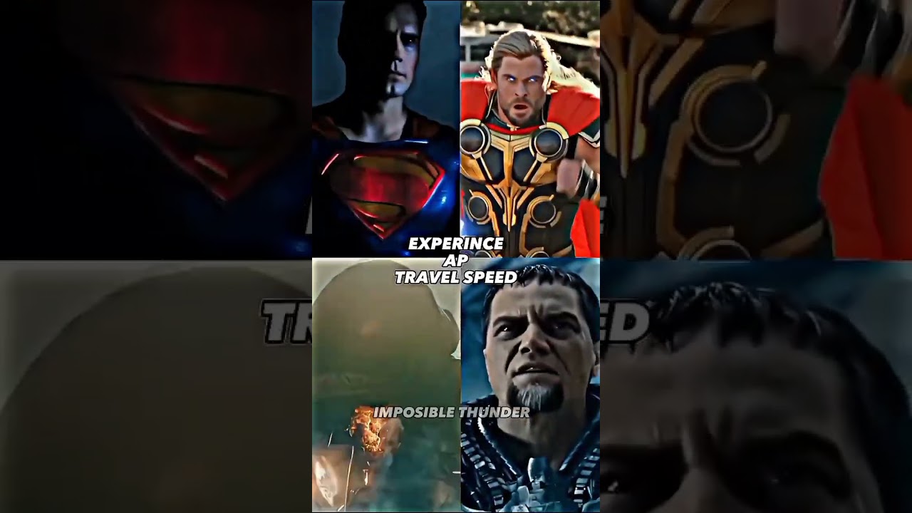 SUPER MAN VS THOR VS BLACK ADAM VS GENERAL ZOD WHO WILL WIN🥵🥶