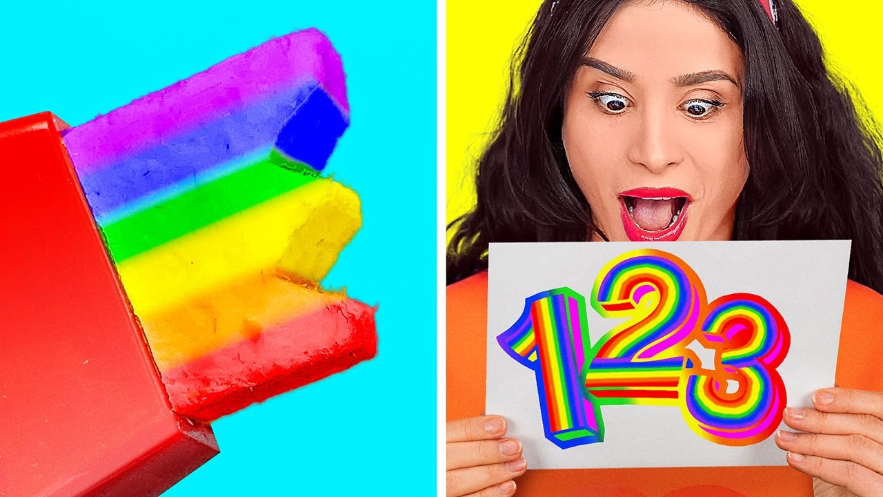 TRUCCHI INCREDIBILI CHE DEVI PROVARE || Trucchi divertenti con cose quotidiane su 123 GO! GOLD