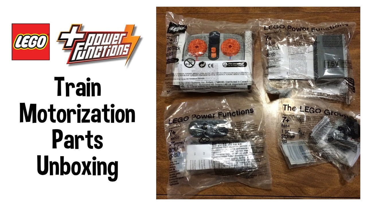 LEGO Power Functions Train Motorization Parts Unboxing