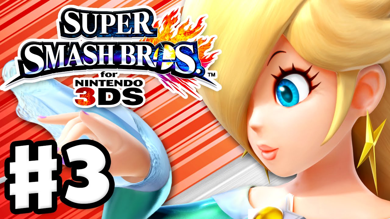 Super Smash Bros. 3DS - Gameplay Walkthrough Part 3 - Rosalina! (Nintendo 3DS Gameplay)