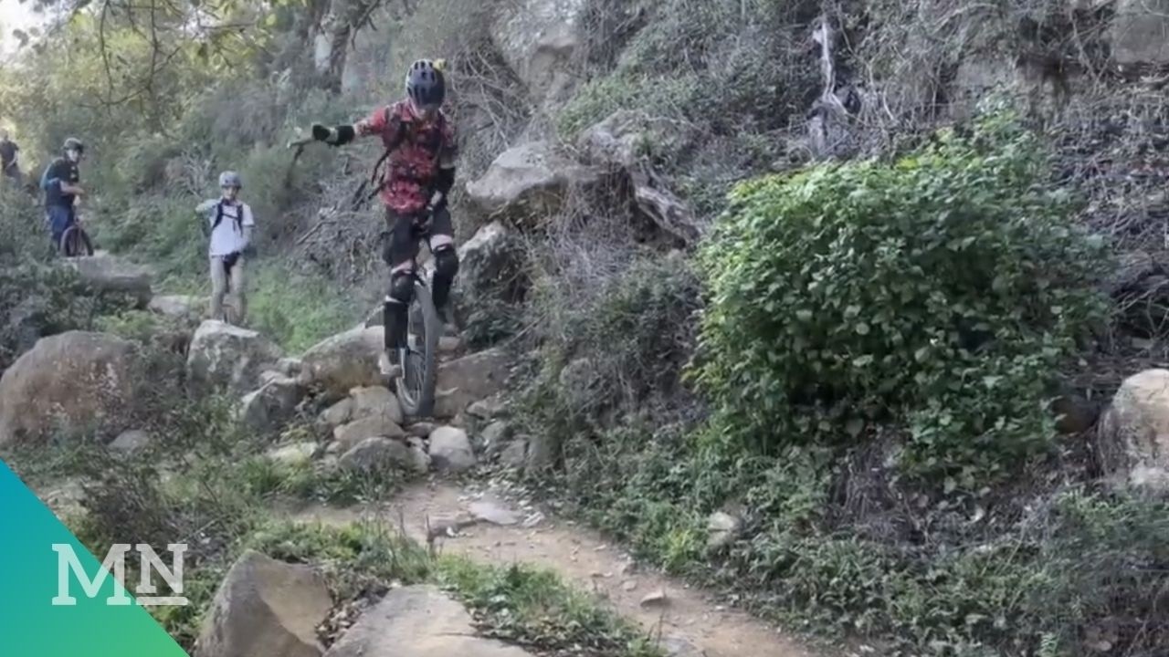 Cal Poly students ride one wheel down SLO mountain trails