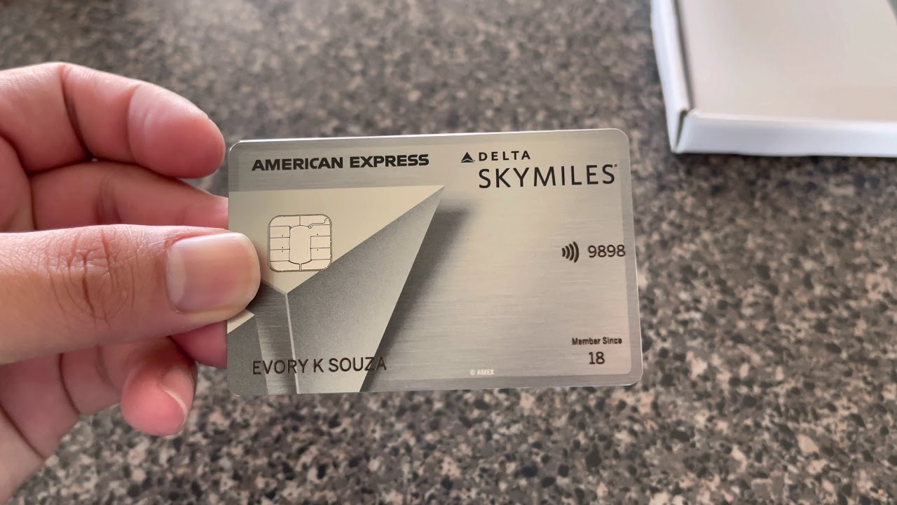 American Express Delta Skymiles Platinum Card Unboxing