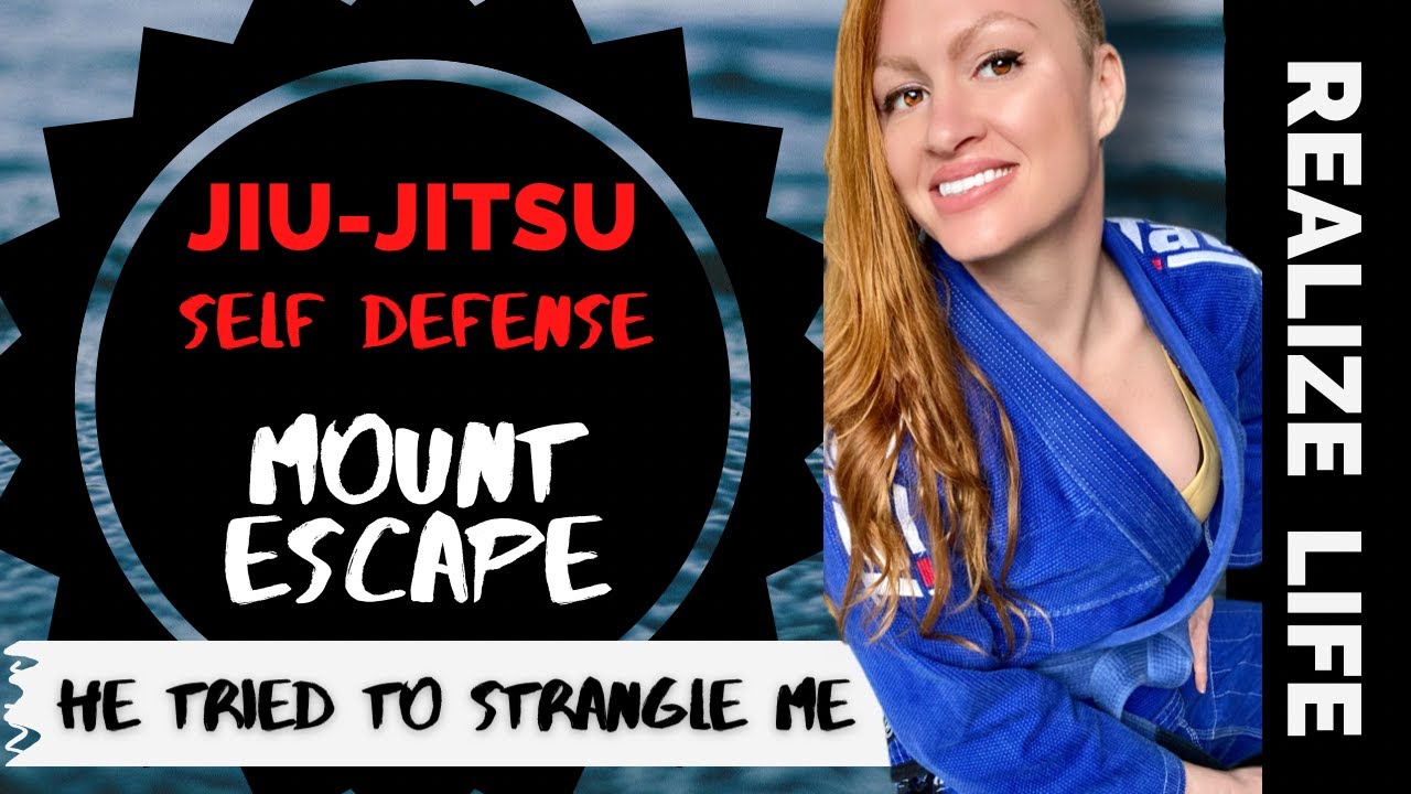 MUST KNOW BJJ!! (Strangled & Mounted) Beginner Self Defense | Real Life Jiu-Jitsu for Women