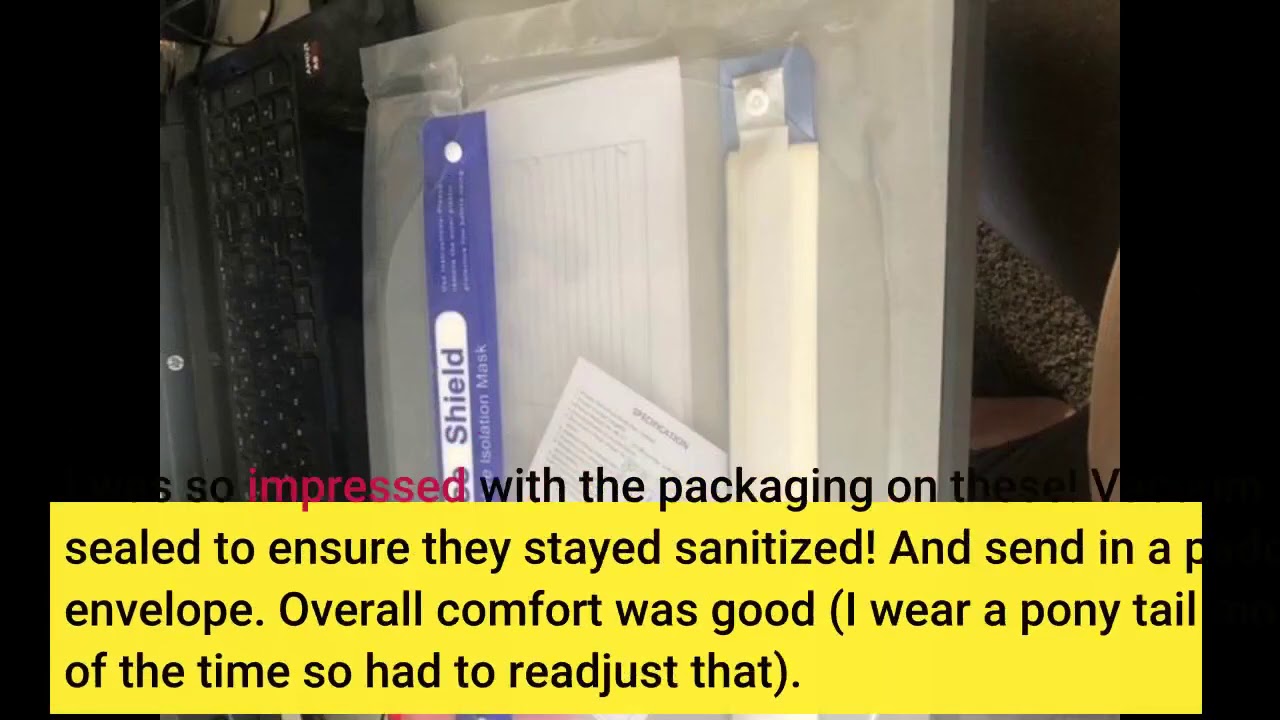 Review OMK 2 Pcs Reusable Face Shields
