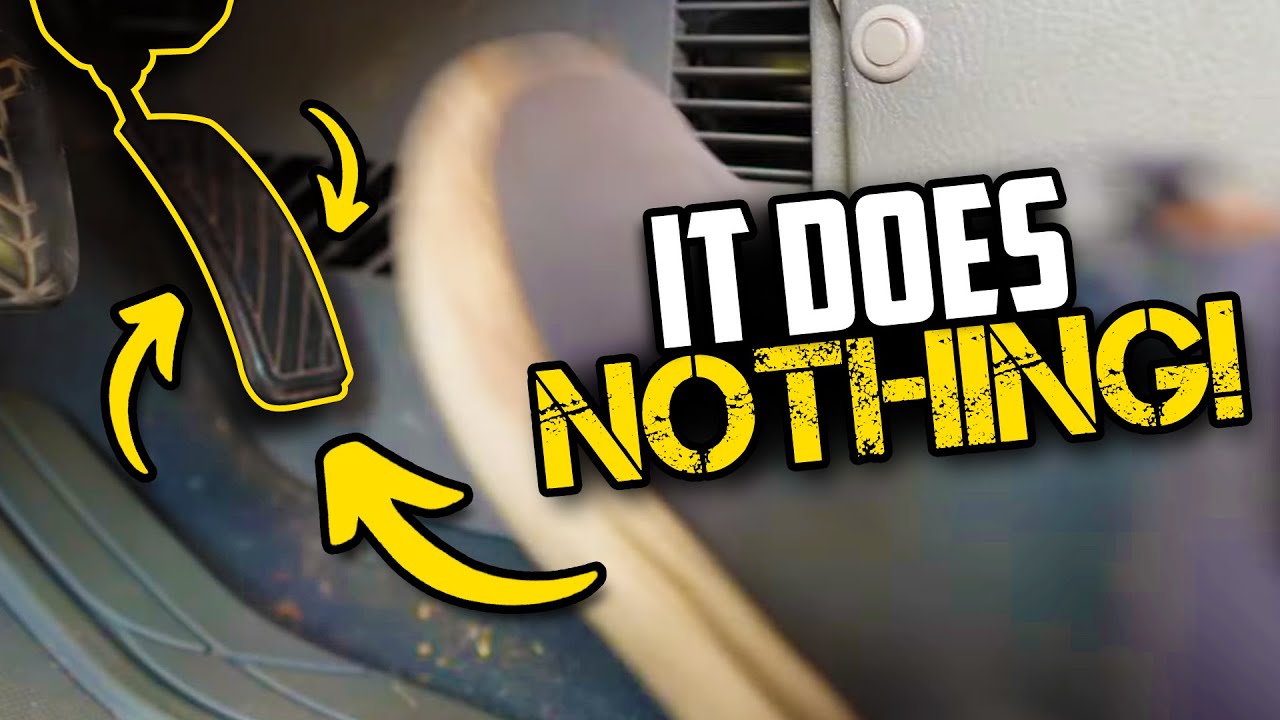 Why Your Car Won't Go When You Step On The Gas Pedal