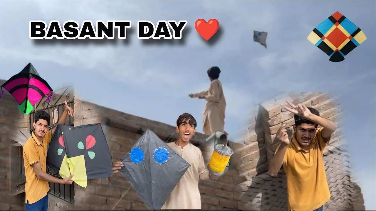Basant 2nd Day 🪁 || aj pir kite 🪁 fly ki 💗