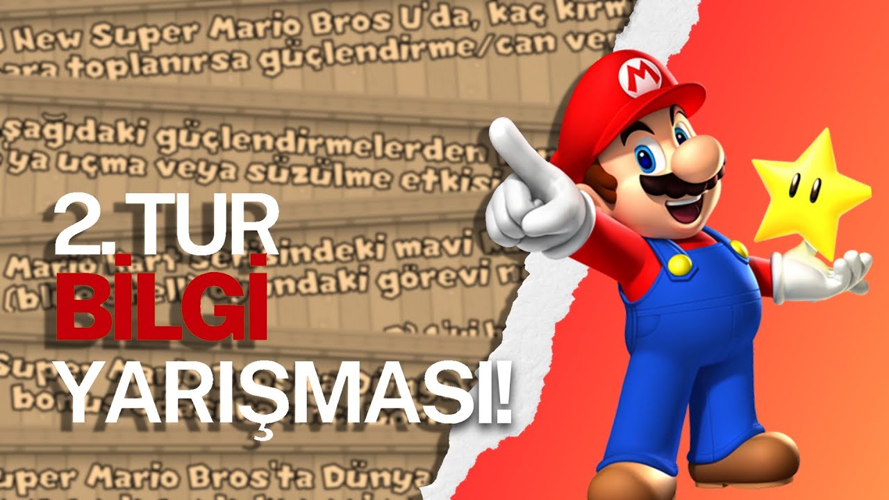 Süper Mario bilgi yarışması! (2. tur)