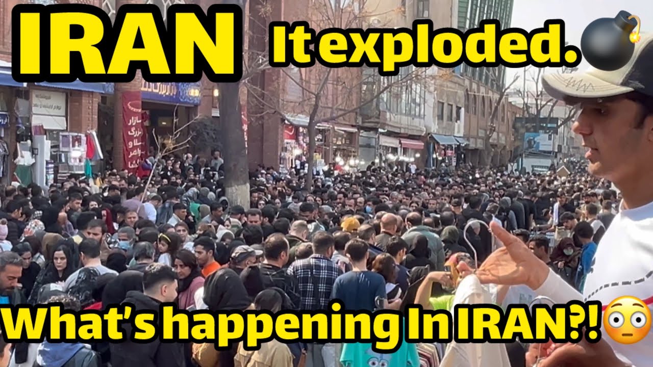 Iran 🇮🇷 Crowded Tehran Bazaar in the days before Nowruz ( GRAND BAZAAR )