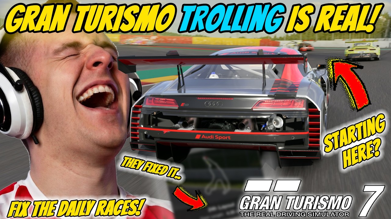🙃 Gran Turismo в этот момент вовсю троллят...