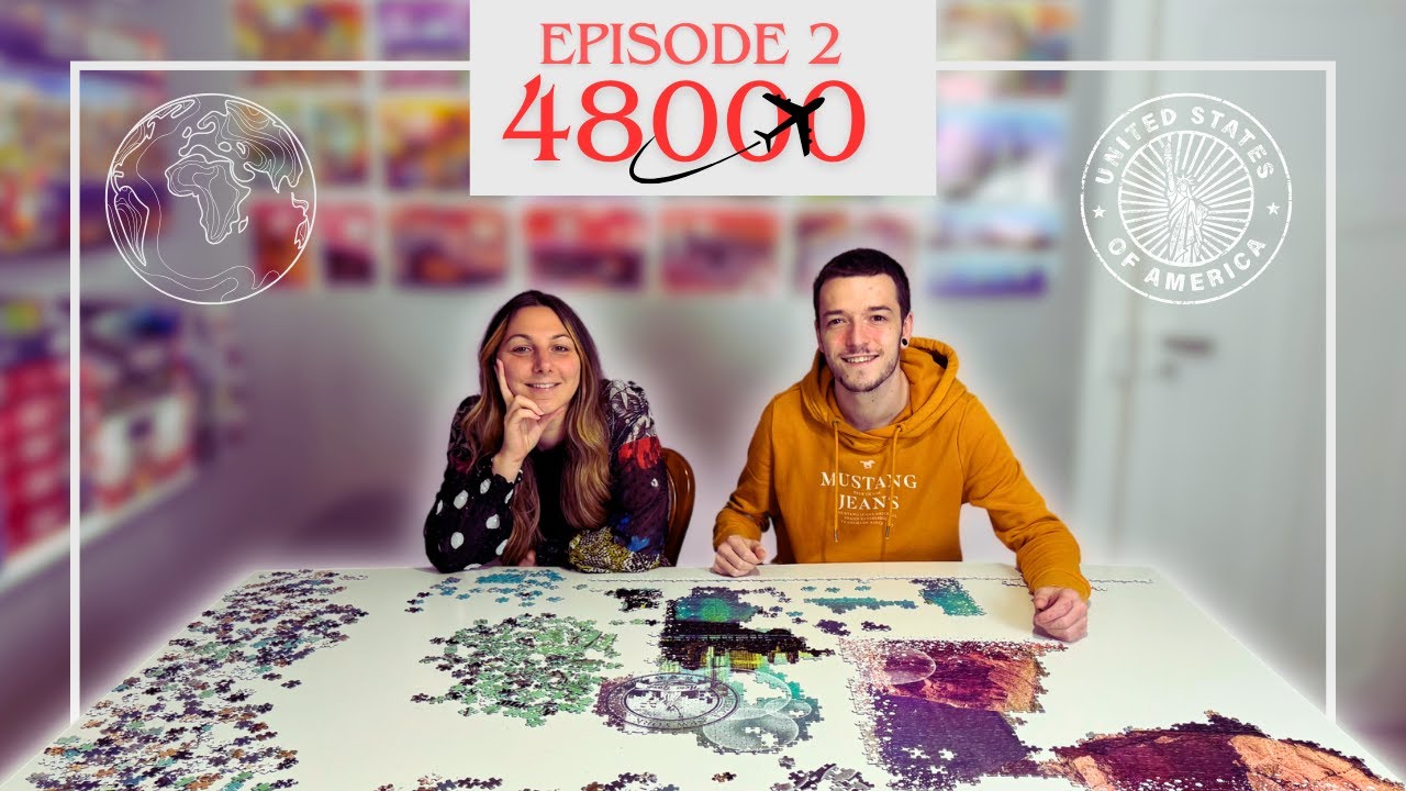 ON TRAVERSE LE CANADA ET DIRECTION LES USA ! 🇺🇲 [Puzzle 48.000 Pièces]