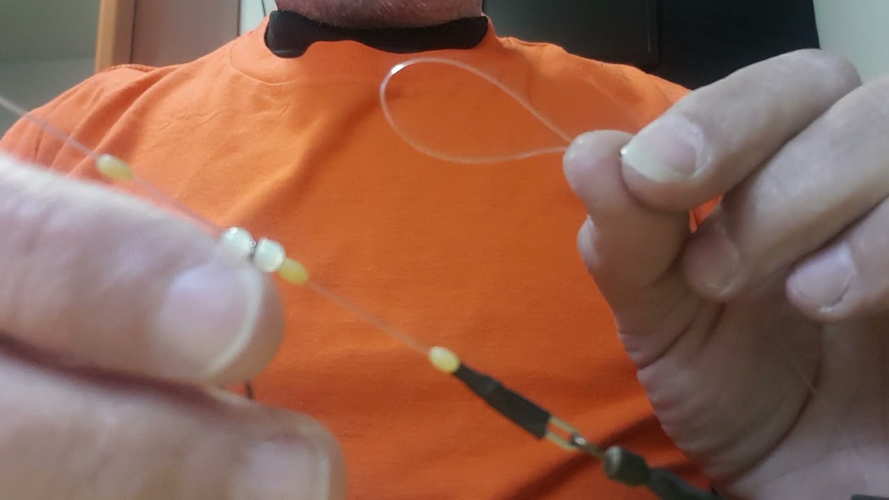 Bajos de linea para surfcasting. Conexión de la cameta.