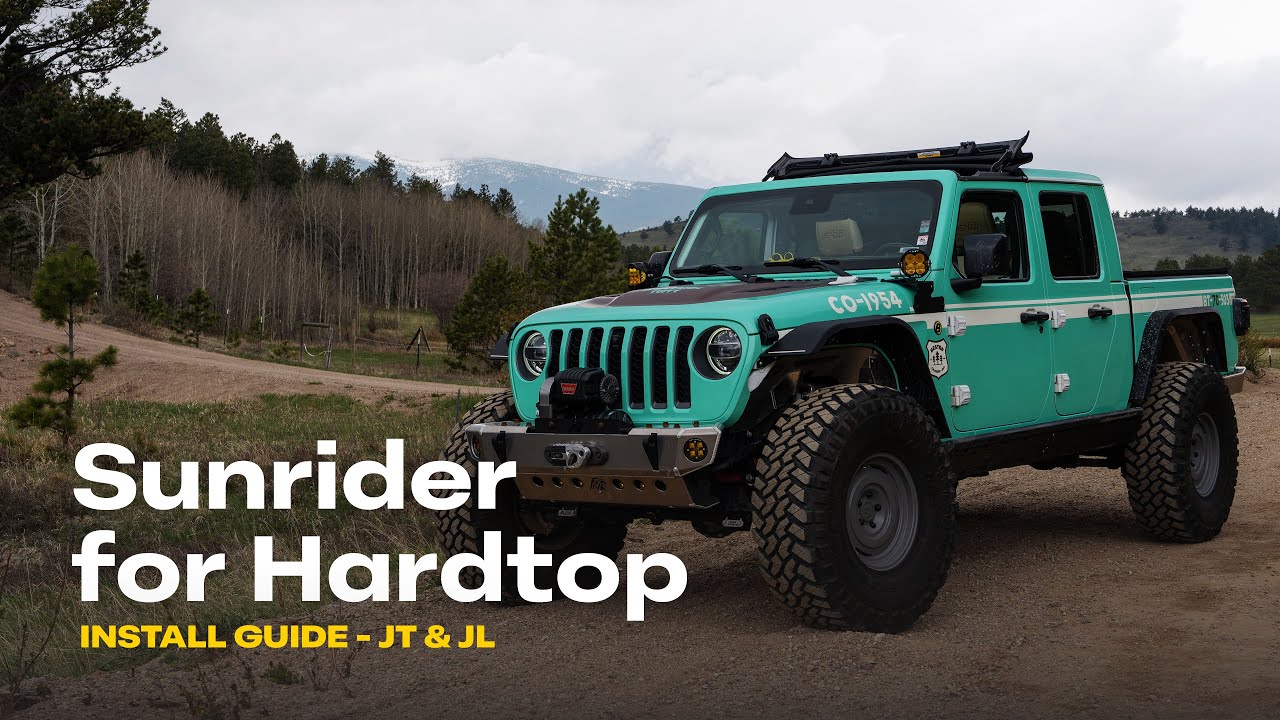Sunrider for Hardtop Install - JL Wrangler / JT Gladiator