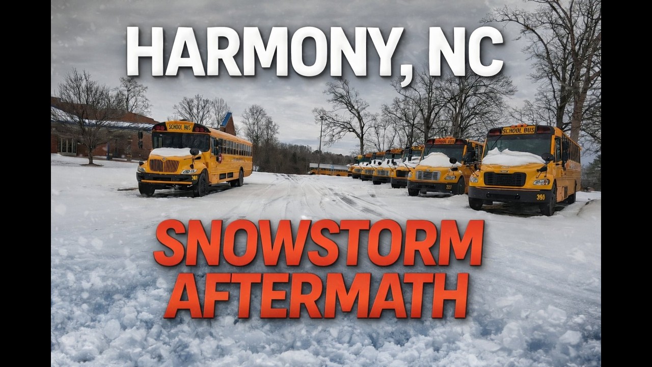 Harmony, NC Snowstorm Aftermath | 2/2/2026