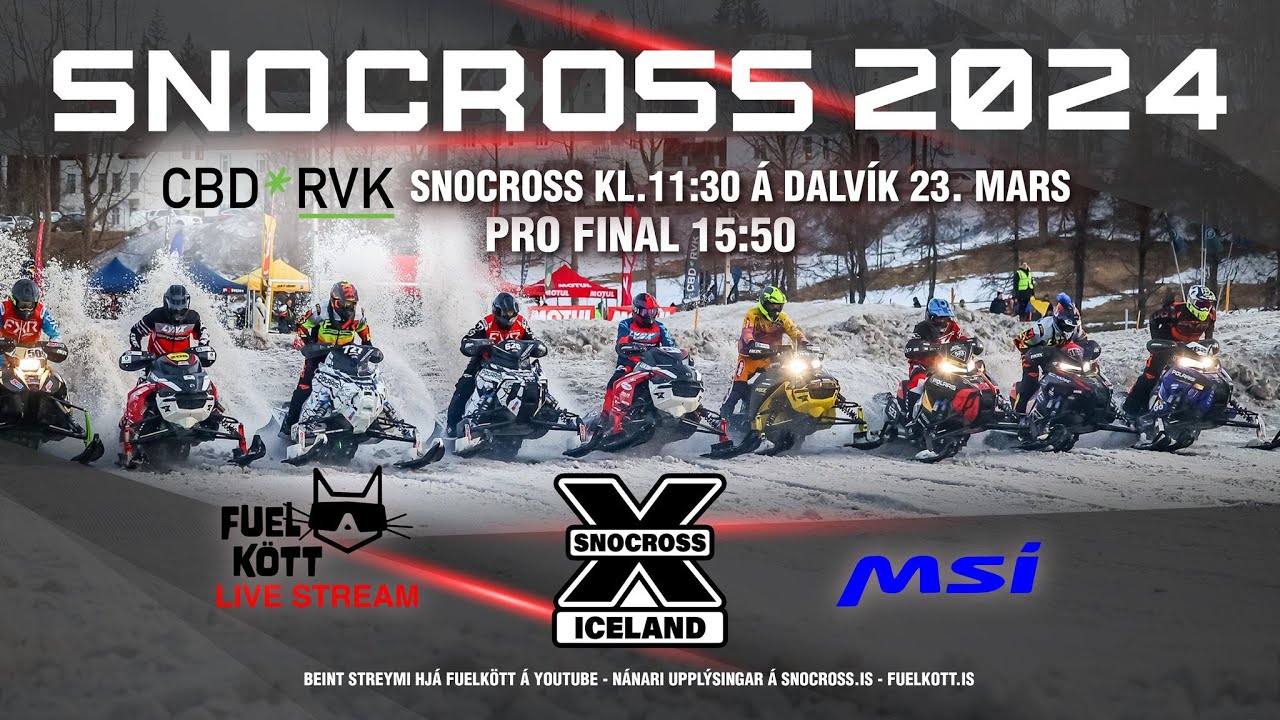 CBD RVK SNOCROSS DALVÍK 24.MARS 2024