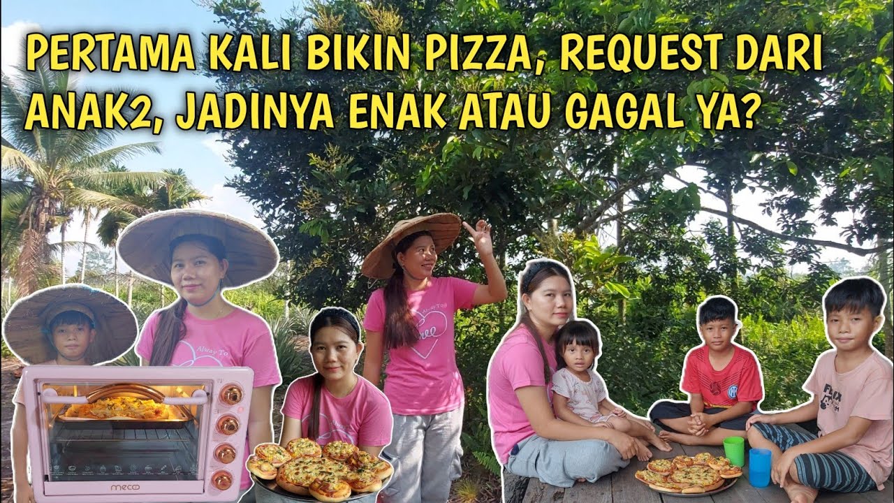 ANAK2 REQUEST BIKIN PIZZA, SETELAH ITU KITA PANEN DAN MASAK SAYUR LIAR YUK!